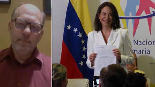 2025 Nobel Peace Prize for Anti-Maduro Leader María Corina Machado “Opposite of Peace”: Greg Grandin 2025 Nobel Peace Prize for Anti-Maduro Leader María Corina Machado “Opposite of Peace”: Greg Grandin