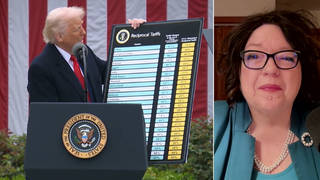 “Without Precedent”: Lisa Graves on the Supreme Court, Tariffs, Voting Rights & Legacy of John Roberts “Without Precedent”: Lisa Graves on the Supreme Court, Tariffs, Voting Rights & Legacy of John Roberts