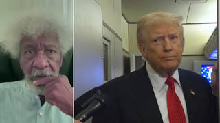 Nigerian Nobel Laureate Wole Soyinka on Denial of His U.S. Visa & Trump’s Threat to Strike Nigeria Nigerian Nobel Laureate Wole Soyinka on Denial of His U.S. Visa & Trump’s Threat to Strike Nigeria
